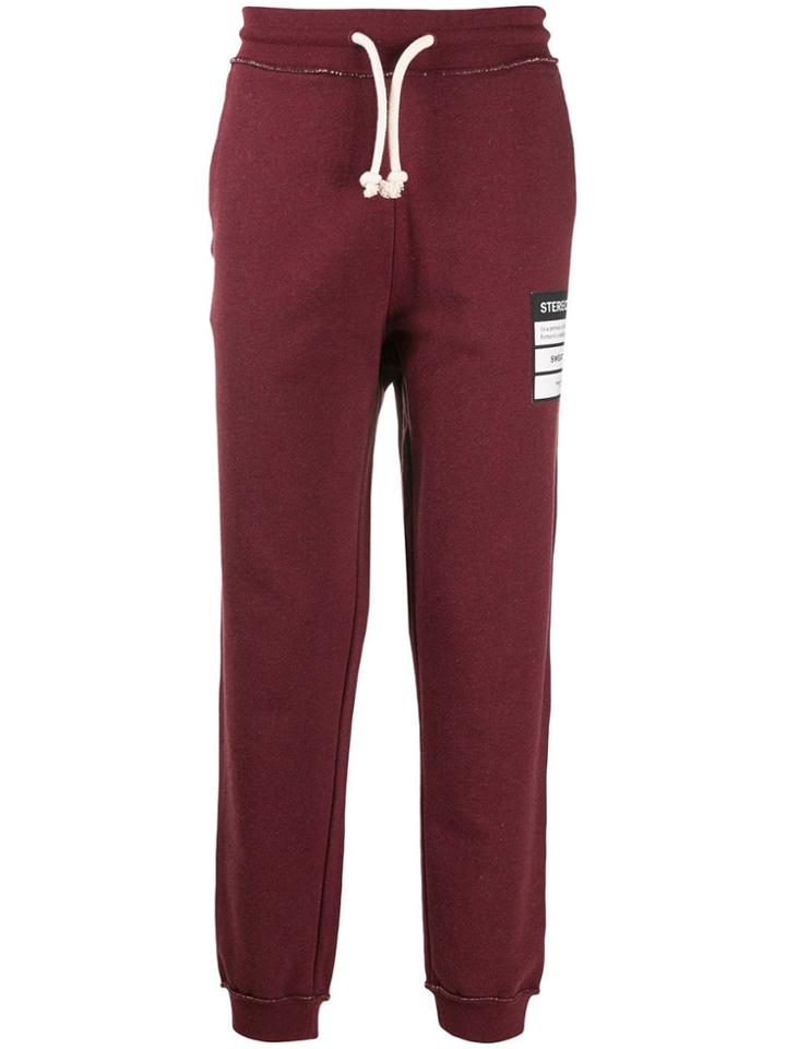 Maison Margiela Drawstring Track Pants - Red
