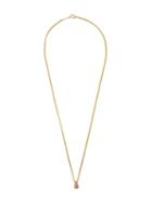 Roman Paul Diamond Embellished Pendant Necklace - Gold