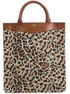 A.p.c. Leopard Print Tote Bag