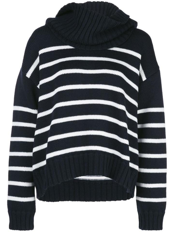 Monse Striped Pattern Jumper - Blue