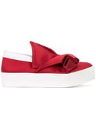 No21 Bow Detail Slip-on Sneakers - Red