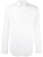 Barba Classic Plain Shirt, Men's, Size: 40, White, Cotton