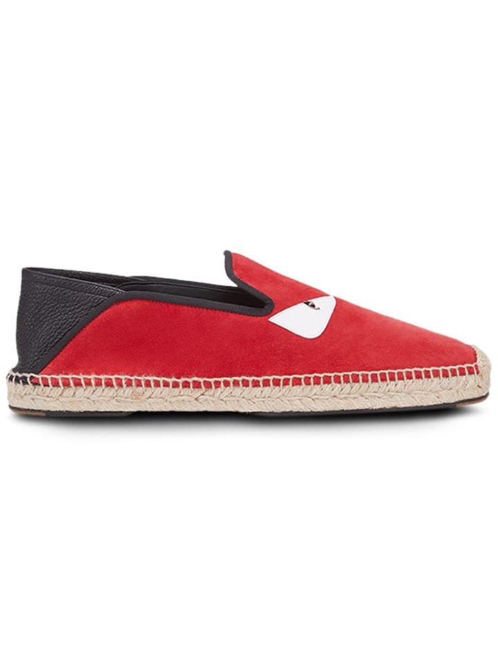 Fendi Bag Bugs Espadrilles - Red
