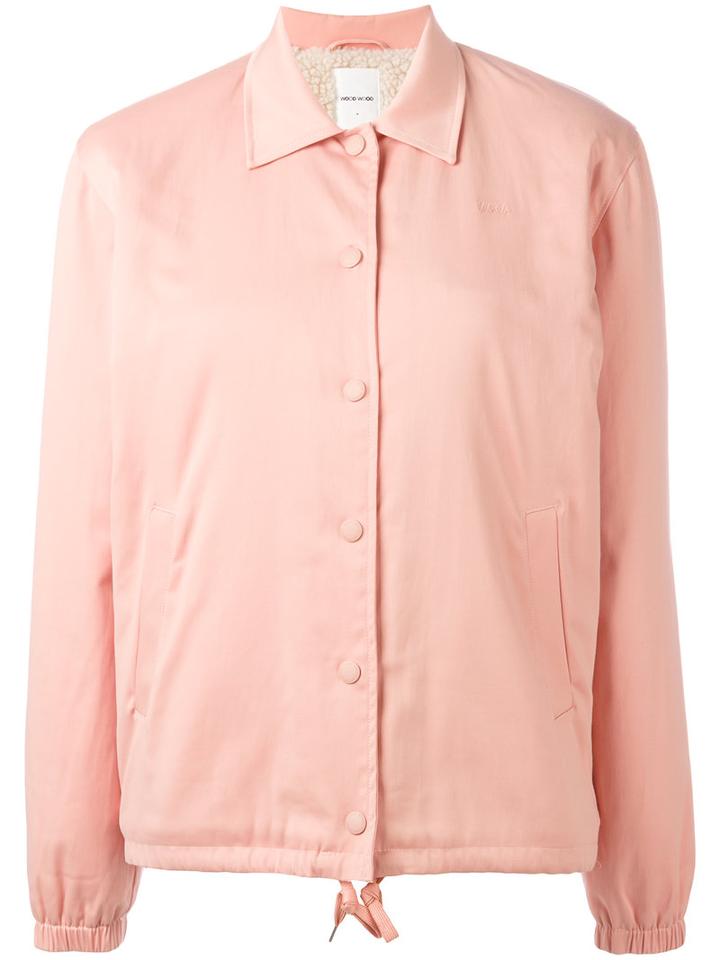 Wood Wood Beverly Jacket, Women's, Size: 36, Pink/purple, Cotton/polyester/spandex/elastane