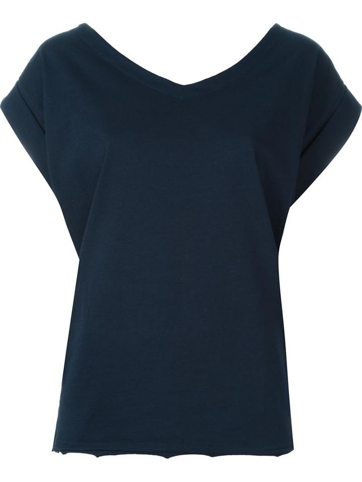 Marni Back Tie Fastening Top, Women's, Size: 48, Blue, Cotton