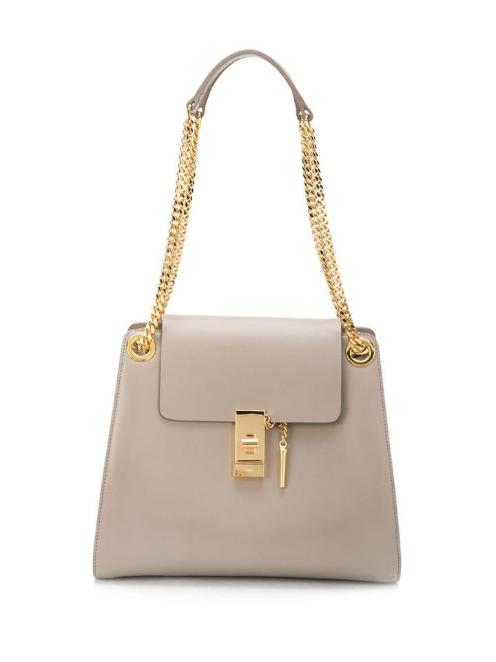 Chloé Anne Shoulder Bag - Grey