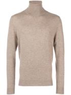 Chalayan Split Roll Neck Jumper - Nude & Neutrals