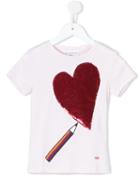Rykiel Enfant Pencil And Heart Top, Girl's, Size: 8 Yrs, Pink/purple