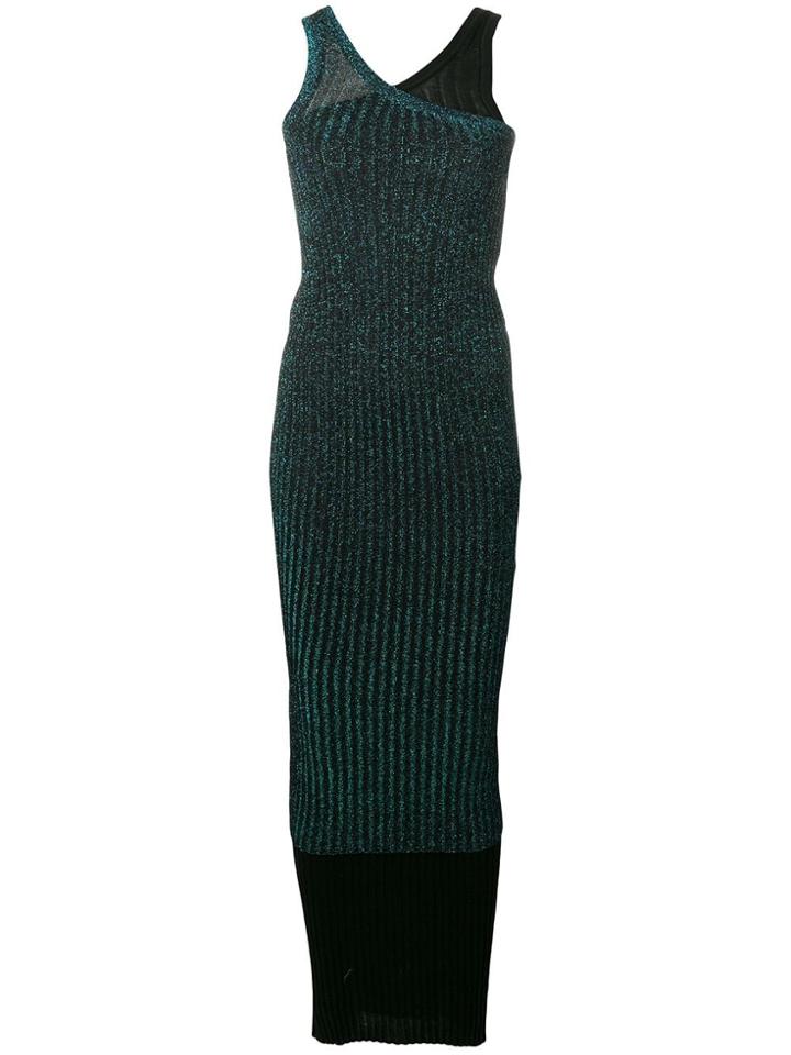 Circus Hotel Ribbed Dress - Blue