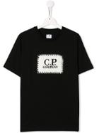Cp Company Kids Branded T-shirt - Black