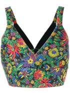 3.1 Phillip Lim Embroidered Bralet, Women's, Size: 8, Black, Polyester/polyamide/silk