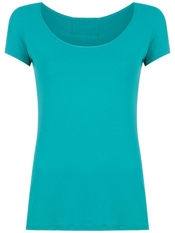 Track & Field Cut Out Blouse - Green