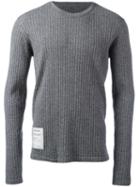 Maison Margiela Re-edition Ribbed Top, Men's, Size: Large, Grey, Spandex/elastane/virgin Wool