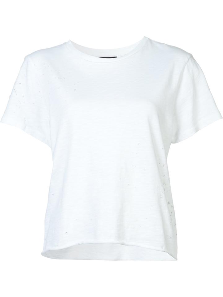 Amiri Destroyed T-shirt - White