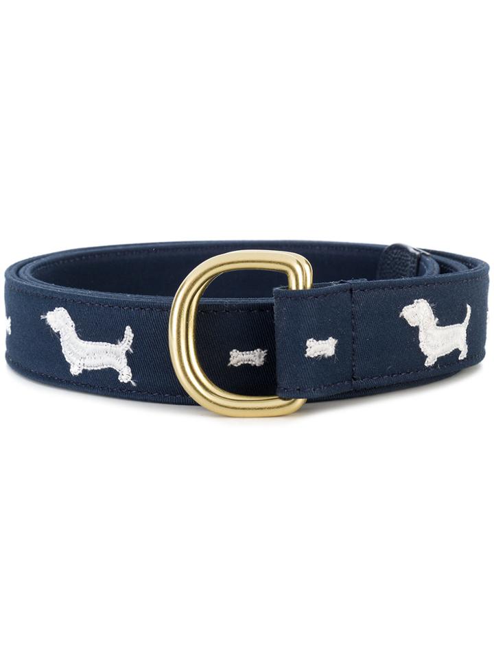 Thom Browne Hector D-ring Belt - Blue