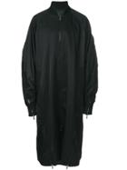 D.gnak Longline Bomber Jacket - Black
