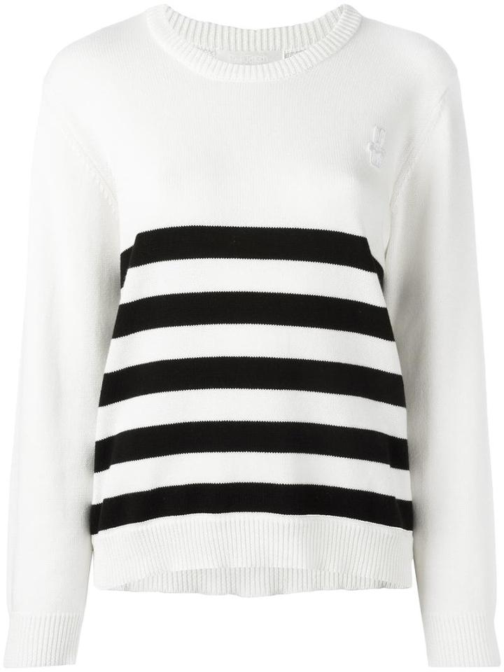 Peter Jensen Yarn Jumper, Women's, Size: Small, White, Cotton