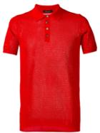 Roberto Collina - Plain Polo Shirt - Men - Cotton - 52, Red, Cotton