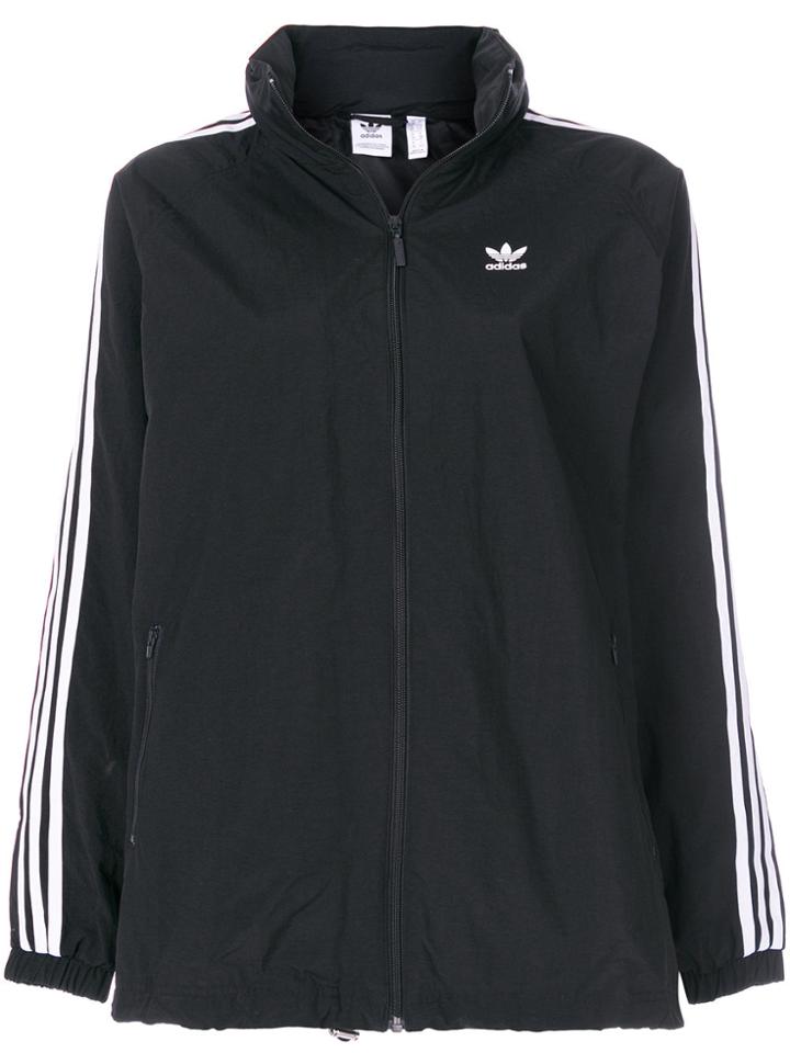 Adidas Originals Adidas Originals 3-striped Windbreaker Jacket - Black