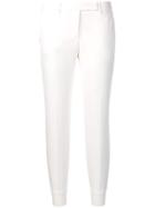 Blugirl Slim Cropped Trousers - White