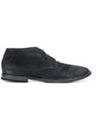 Pantanetti Distressed Lace-up Shoes - Black