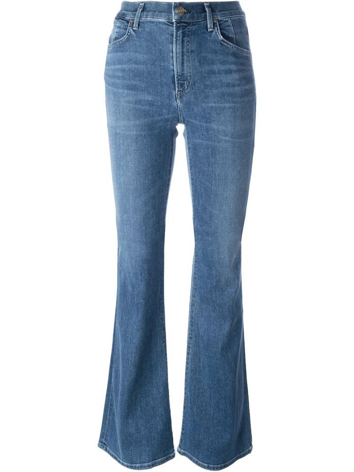Citizens Of Humanity Flared Jeans, Women's, Size: 30, Blue, Cotton/rayon/polyester/polyurethane