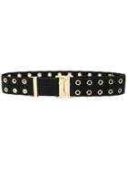 Gucci Eyelet-embellished Belt - Black