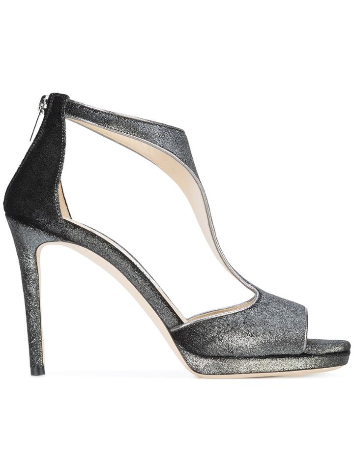 Jimmy Choo Lana 100 Sandals - Grey