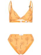 Onia Palm Tree-print Bikini - Orange
