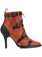Chloé 90 Strappy Ankle Boots - Brown