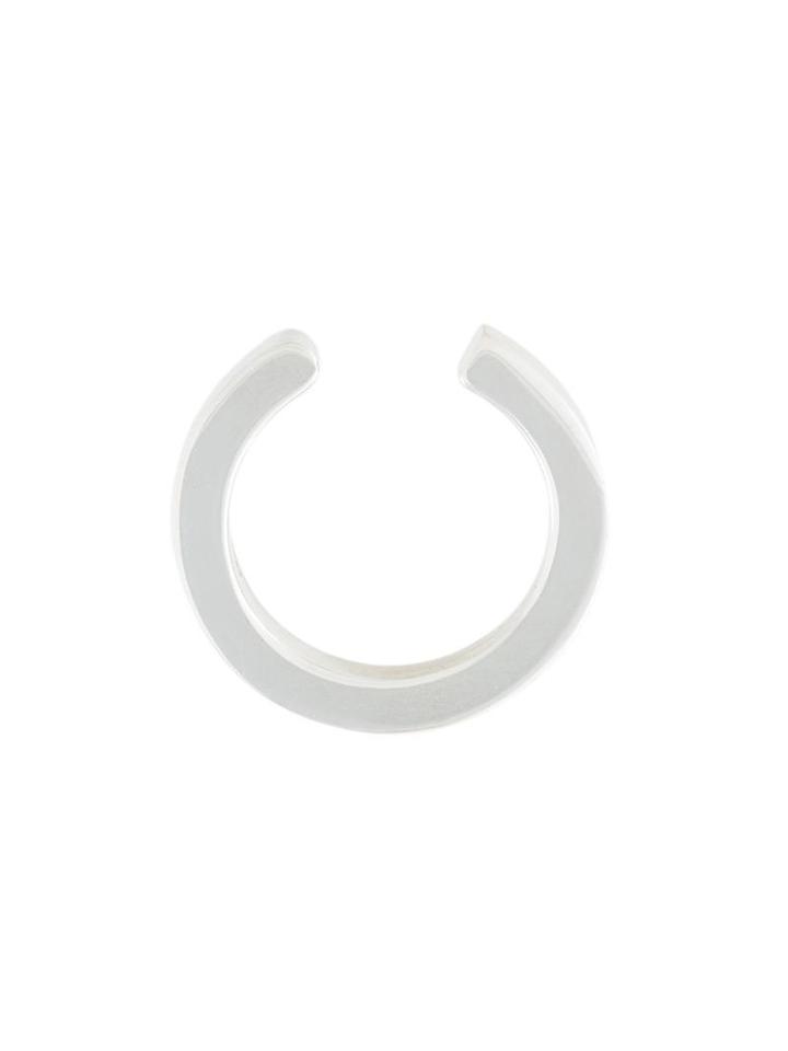 Maison Margiela Engraved Ring, Women's, Size: Small, Metallic