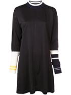 Calvin Klein 205w39nyc Contrast Stripe Day Dress - Black
