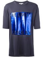 Helmut Lang Metallic Square T-shirt - Blue