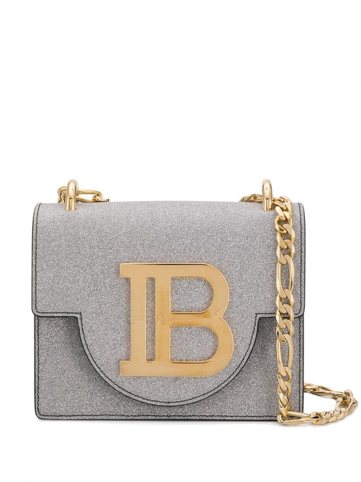 Balmain Bbag 18 Crossbody Bag - Silver