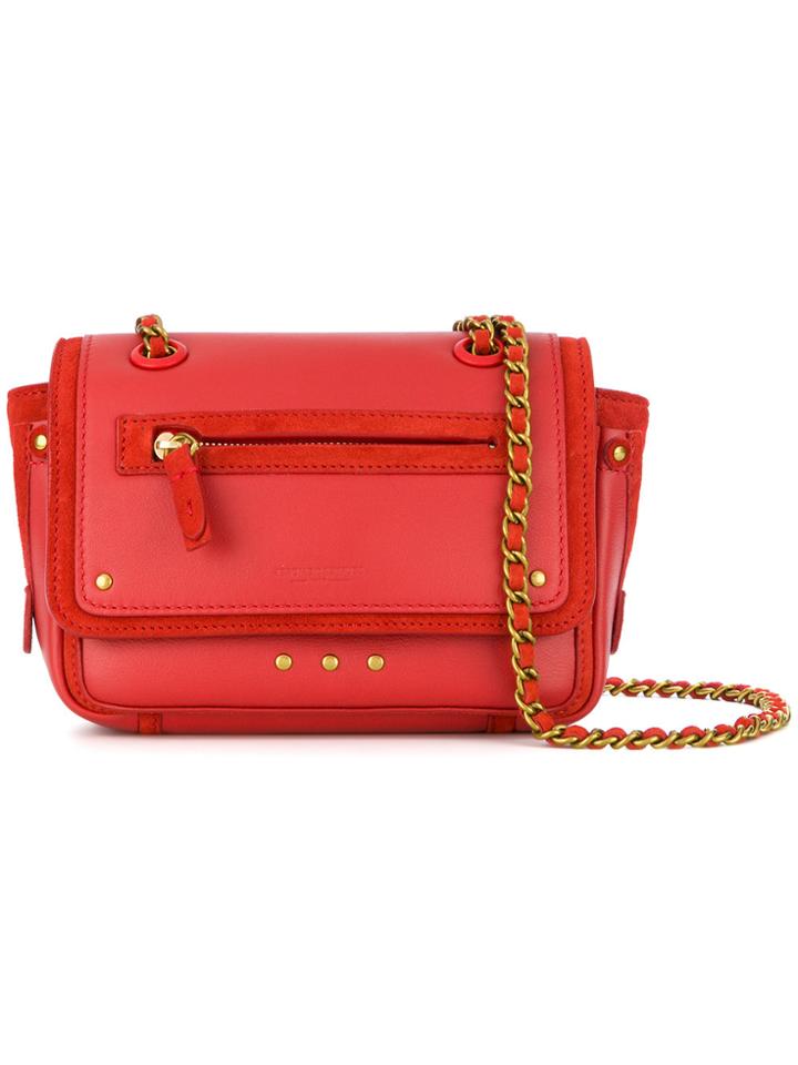 Jérôme Dreyfuss Benji Shoulder Bag - Red