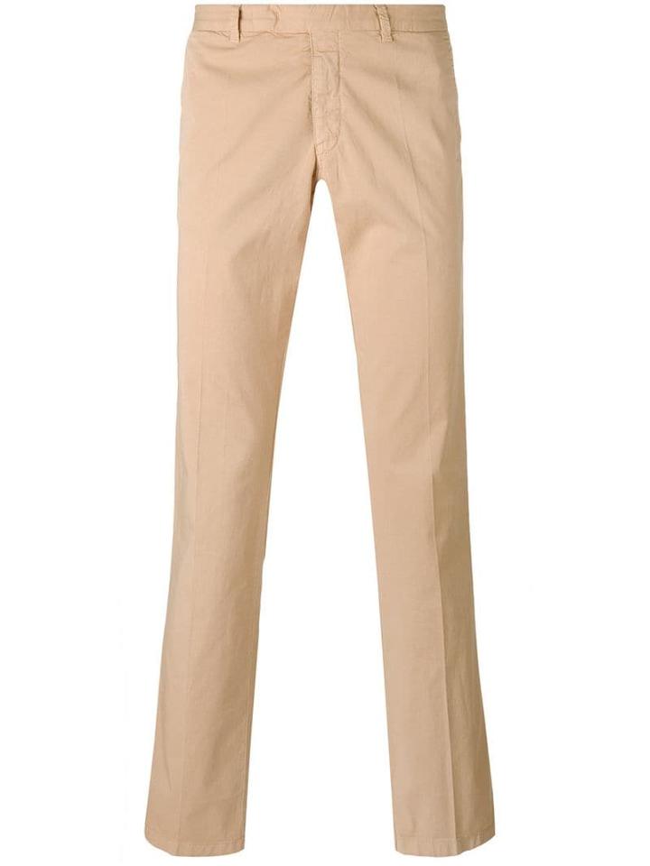 Armani Jeans Straight Leg Chinos - Neutrals