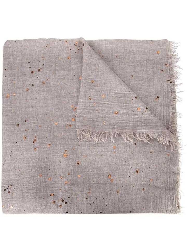 Faliero Sarti - 'rugiada' Scarf - Women - Modal - One Size, Women's, Grey, Modal