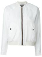 Minimarket 'hapy' Bomber Jacket - White