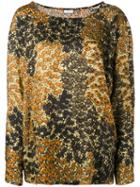 Dries Van Noten Multi-pattern Blouse, Women's, Size: Small, Orange, Cotton
