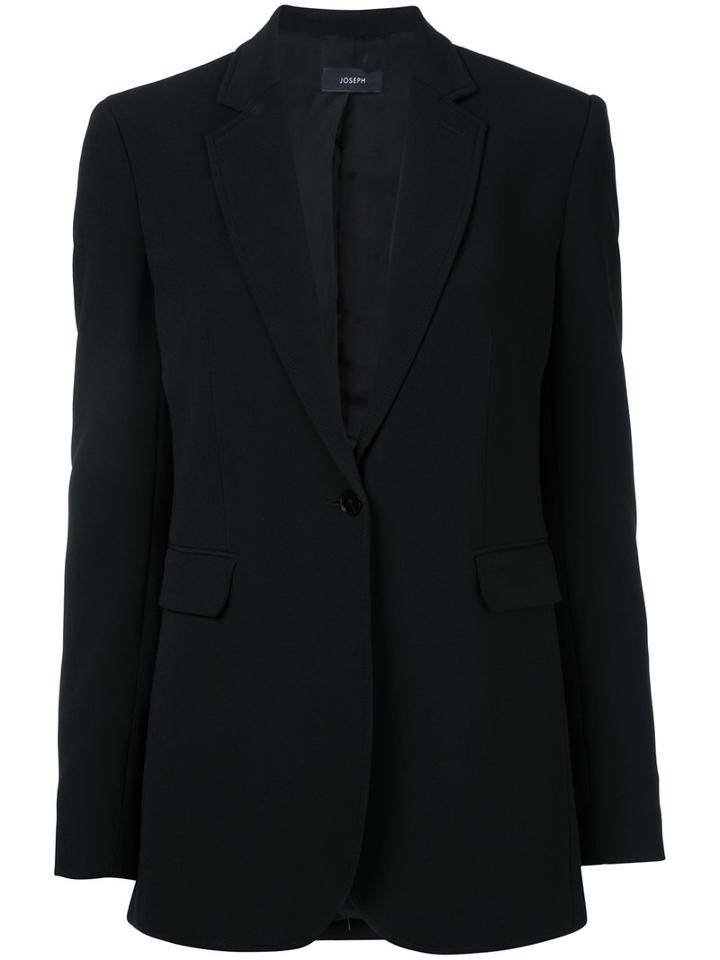 Joseph - Classic Blazer - Women - Spandex/elastane/acetate/viscose - 42, Black, Spandex/elastane/acetate/viscose
