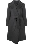 Theory Belted Trench Coat - Grey