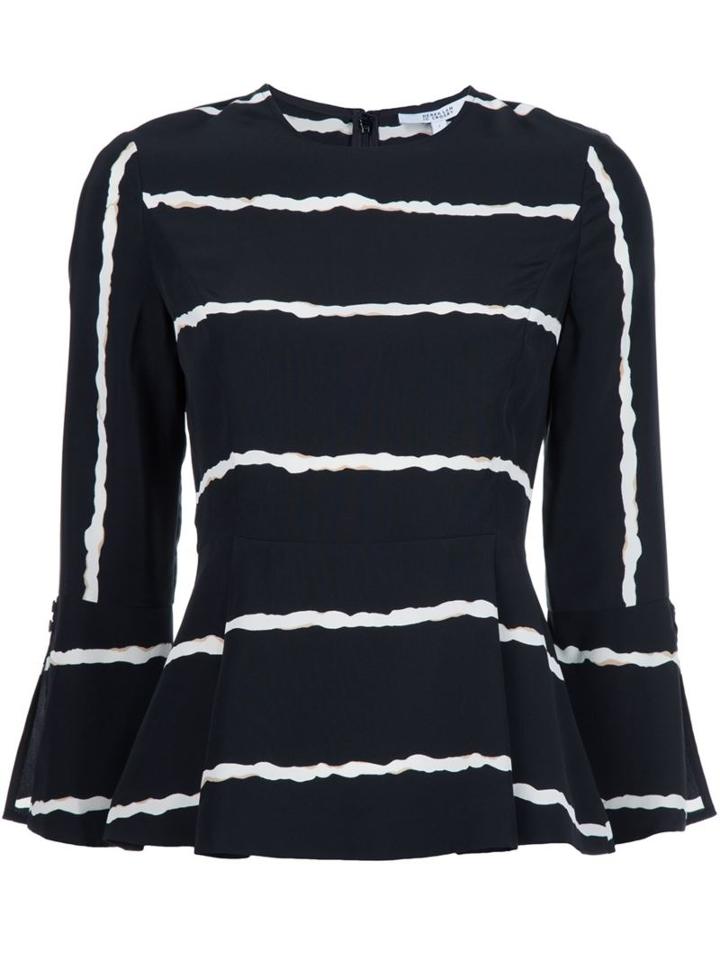 Derek Lam 10 Crosby Striped Bell Sleeve Blouse