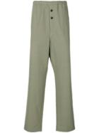 Jil Sander Slack Trousers - Green