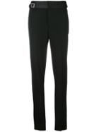 Saint Laurent Tailored Trousers, Women's, Size: 40, Black, Silk/cotton/polyester/virgin Wool