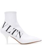 Valentino Valentino Garavani Vltn Sock Booties - White