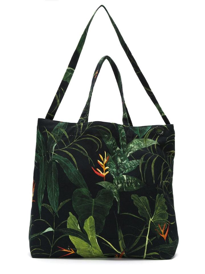 Osklen 'heliconia' Tote Bag - Black