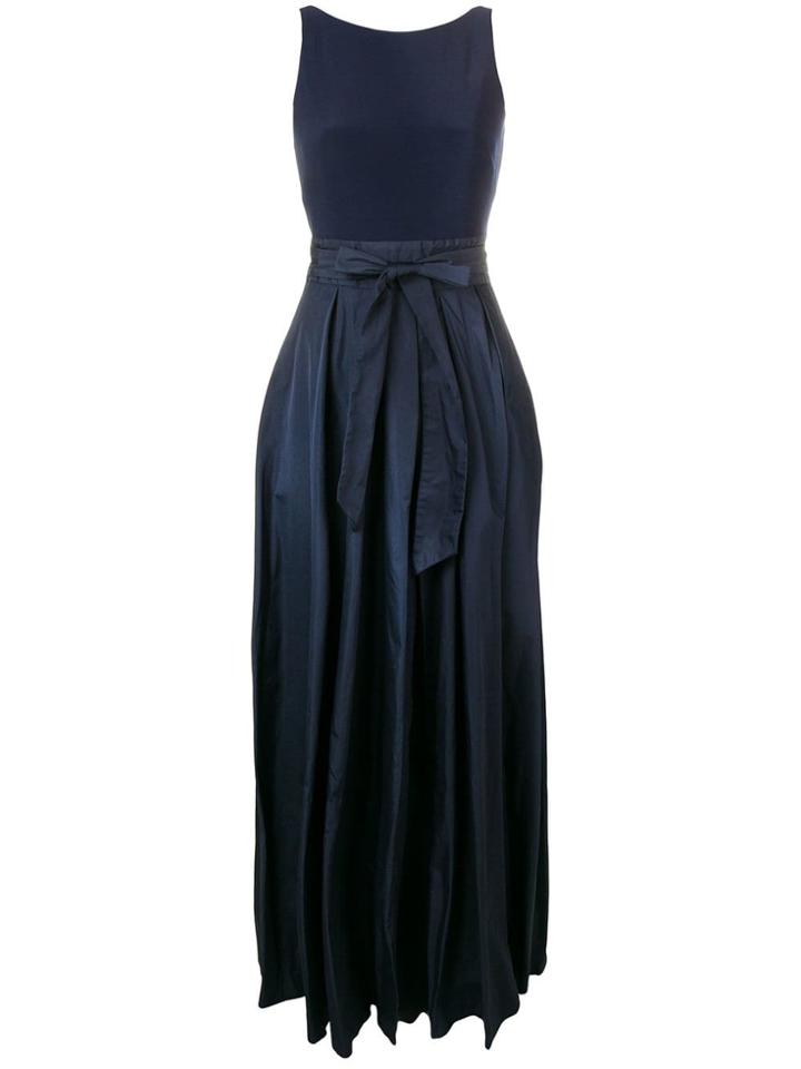 Lauren Ralph Lauren Bow Detail Dress - Blue