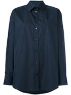 Maison Margiela Oversized Smart Shirt - Blue