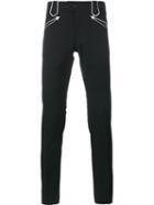 Dolce & Gabbana Tailored Trousers, Men's, Size: 46, Black, Cotton/spandex/elastane/virgin Wool