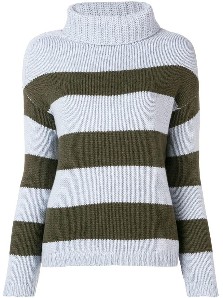 Aragona Striped Knit Jumper - Blue